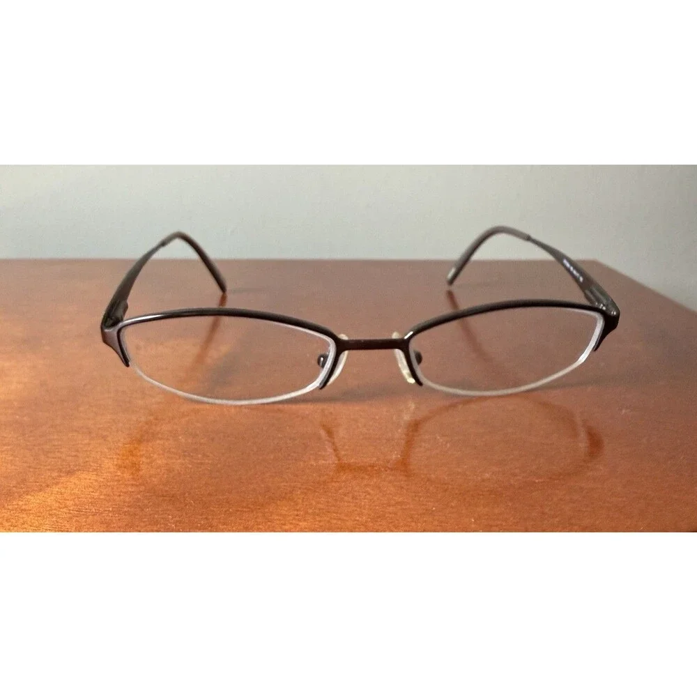 Chaps Y2K Women’s Eyeglasses Half Rim Metal Frame Glasses CP2026 165 49 17 135